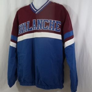Colorado Avalanche Mens Pullover Windbreaker Sz XL